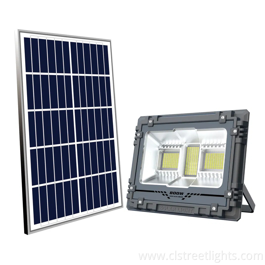 China Solar Manufacturer 2000/1000/800/600/500W/400/300/200/100W LED Sensor IP66 Street Outdoor All in One Camera ABS COB Wall Flood Garden Road Battery Light
